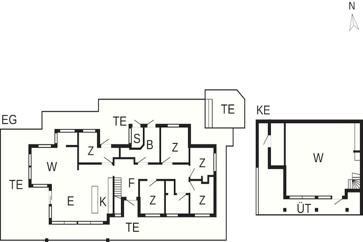 5 star holiday home in Ebeltoft - Floor plan