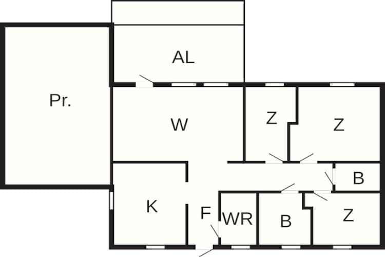 4 star holiday home in Vittsjö - Floor plan