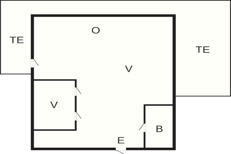 4 Personen Ferienhaus in HÅCKSVIK - Grundriss