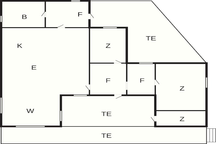 6 Personen vakantie huis in Vatnestrøm - Plattegrond