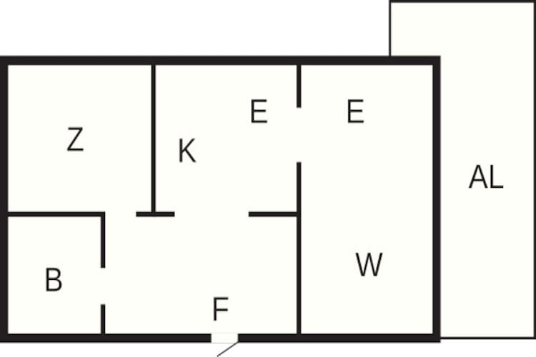 4 Personen vakantie huis in BORGHOLM - Plattegrond