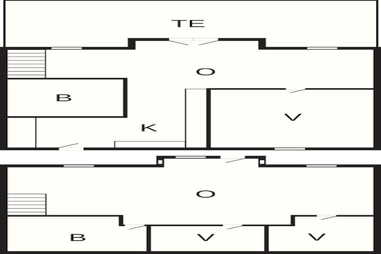 5 sterren vakantie huis in Juelsminde - Plattegrond