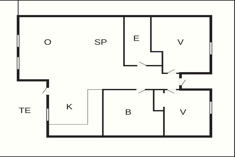 5 Personen vakantie huis in Åseral - Plattegrond