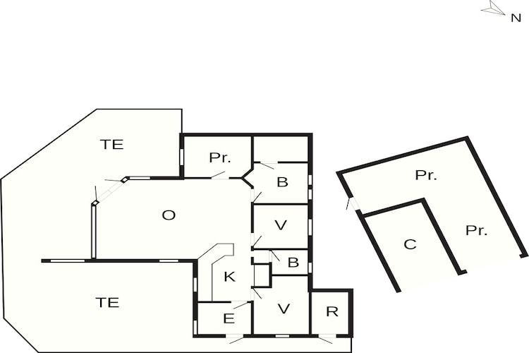 4 sterren vakantie huis in Hejls - Plattegrond