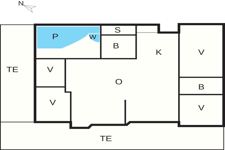 5 sterren vakantie huis in Juelsminde - Plattegrond