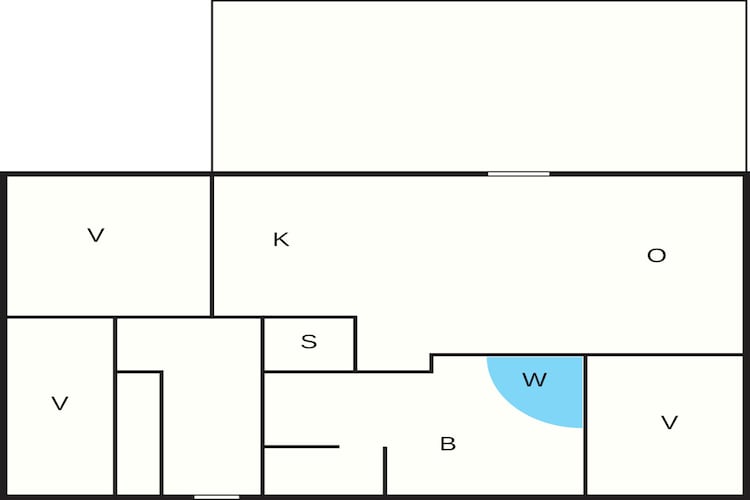 6 Personen vakantie huis in Ansager - Plattegrond