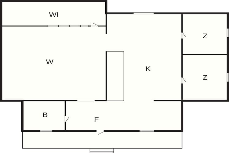 4 person holiday home in Ånimskog - Floor plan