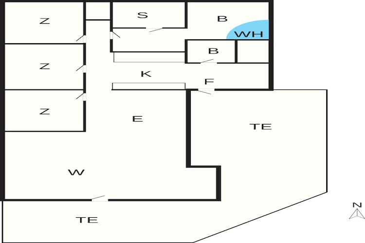 4 sterren vakantie huis in Harboøre - Plattegrond