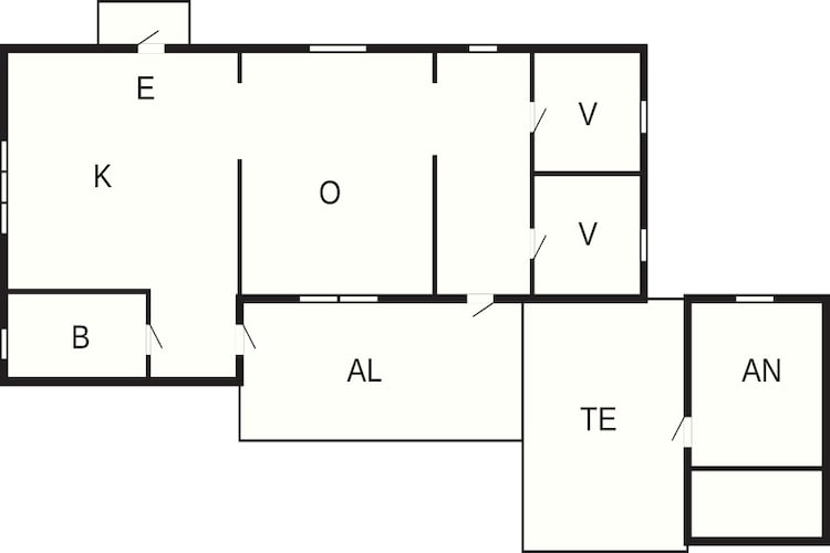 4 Sterne Ferienhaus in Heberg - Grundriss