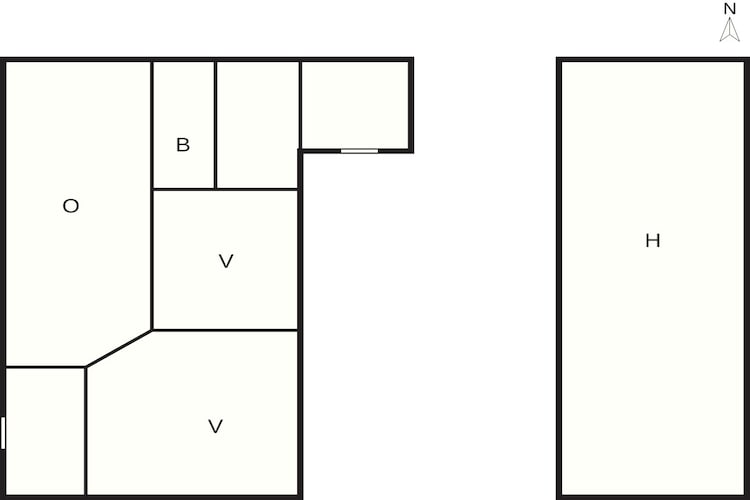 6 Personen vakantie huis in Bedsted Thy - Plattegrond