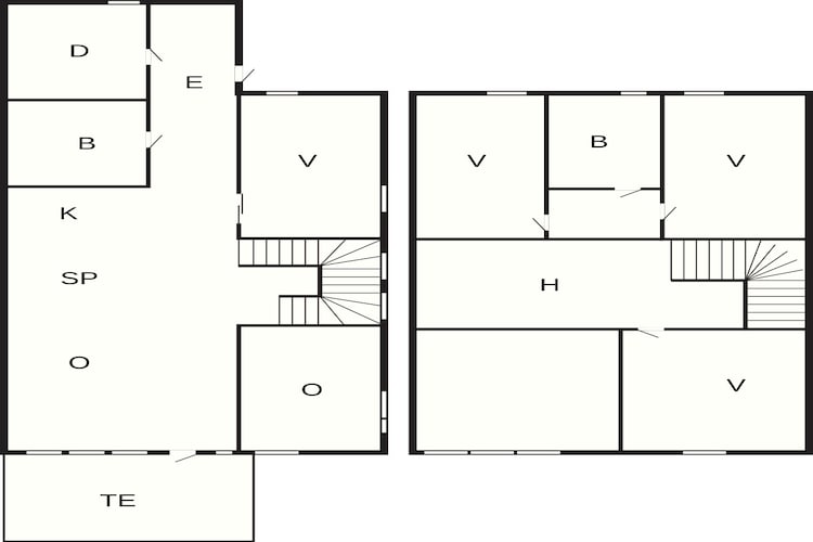 4 sterren vakantie huis in Hovden - Plattegrond