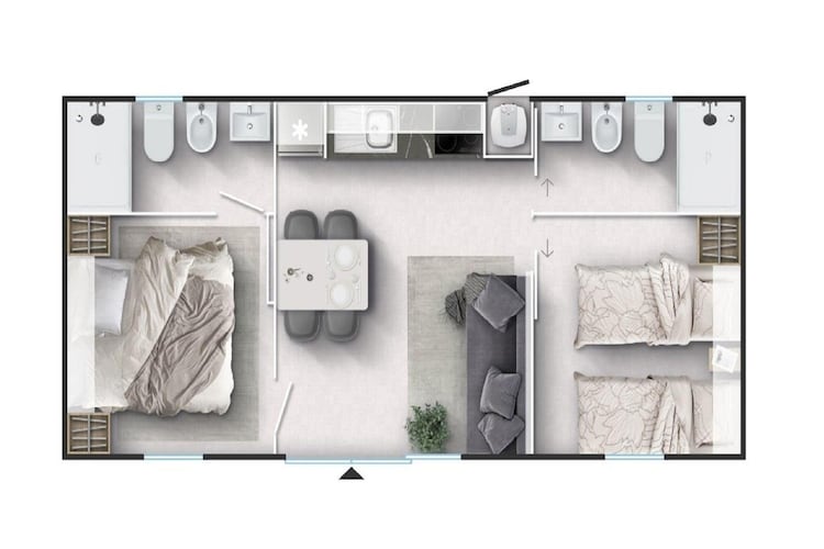ADRIA BELLEVUE zone PREMIUM - Grundriss