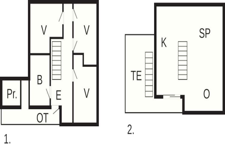 4 star holiday home in Søndeled - Floor plan