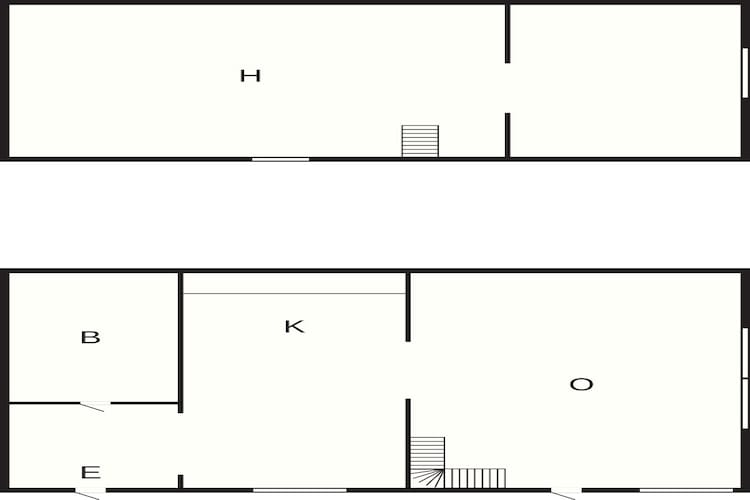 Maison de vacances pour 5 a Kivik - Plan