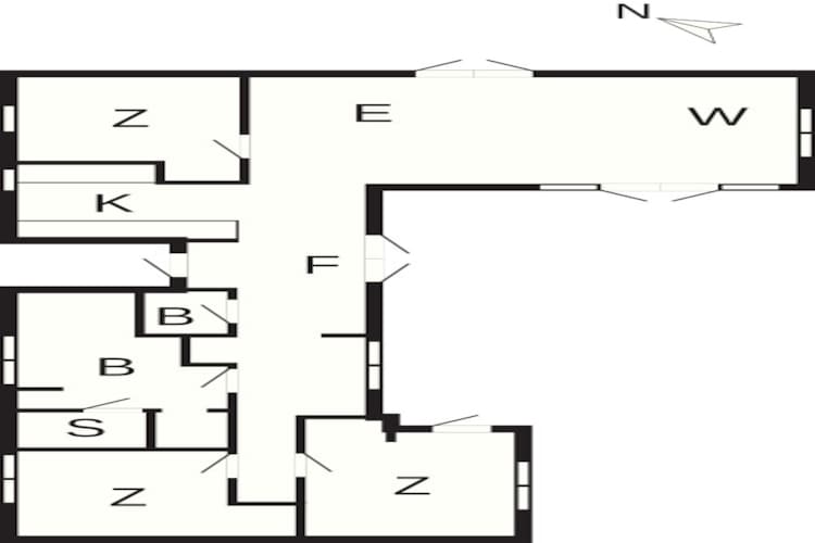 4 star holiday home in Vejby - Floor plan