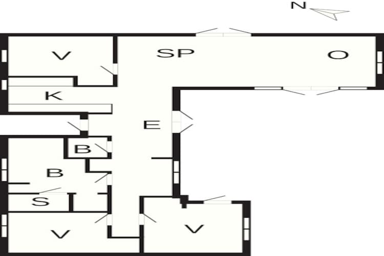 4 star holiday home in Vejby - Floor plan