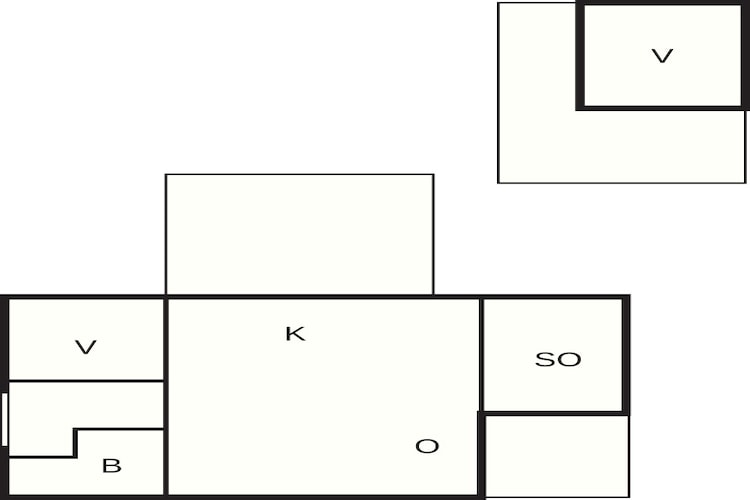 8 Personen vakantie huis in Ans By - Plattegrond
