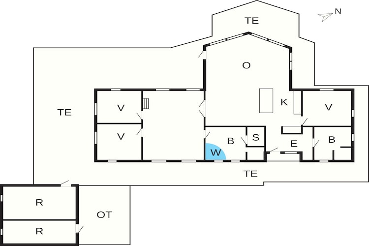 5 sterren vakantie huis in Løkken - Plattegrond