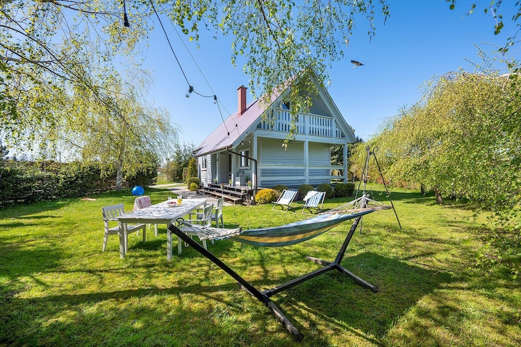Domek MORSKI Bobolin - Exterior in summer