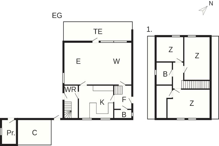 6 Personen vakantie huis in Stokkemarke - Plattegrond