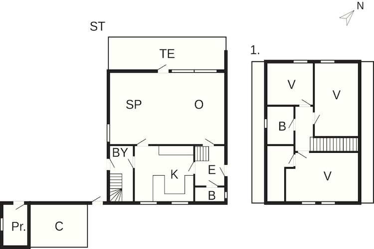 6 Personen vakantie huis in Stokkemarke - Plattegrond