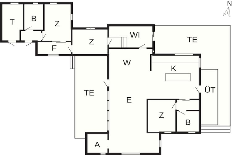 4 star holiday home in Juelsminde - Floor plan