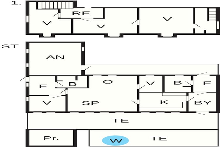 4 star holiday home in Nysted - Floor plan