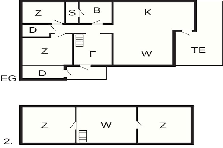 Maison de vacances pour 9 a TVEDESTRAND - Plan
