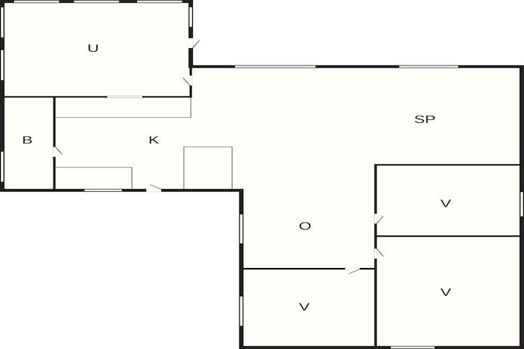 6 Personen vakantie huis in Ansager - Plattegrond