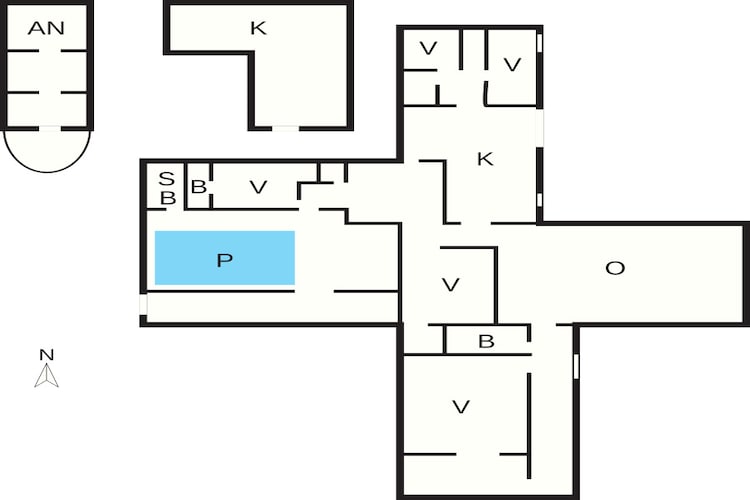 5 etoiles maison de vacances a KNÄRED - Plan