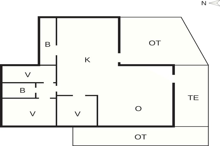 4 sterren vakantie huis in Sæby - Plattegrond