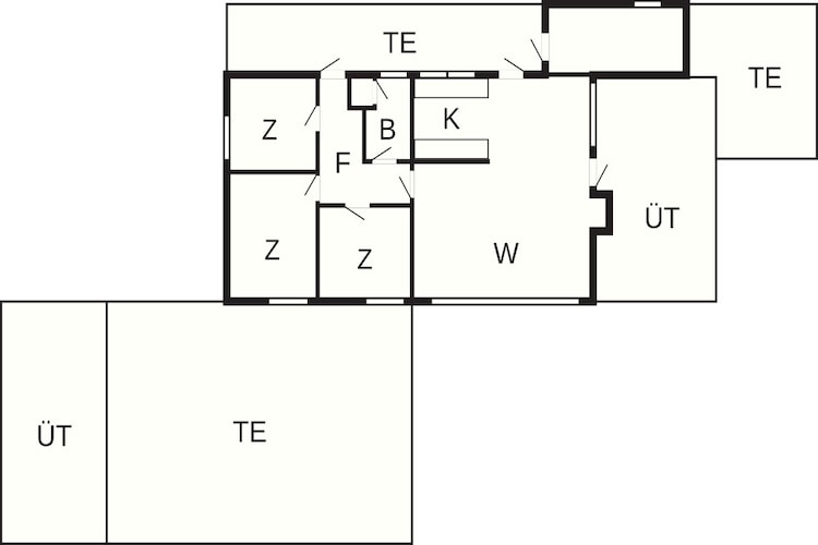 4 sterren vakantie huis in Juelsminde - Plattegrond