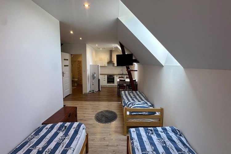 Apartament wakacyjny 2 z pralką Noskowo - Woonkamer