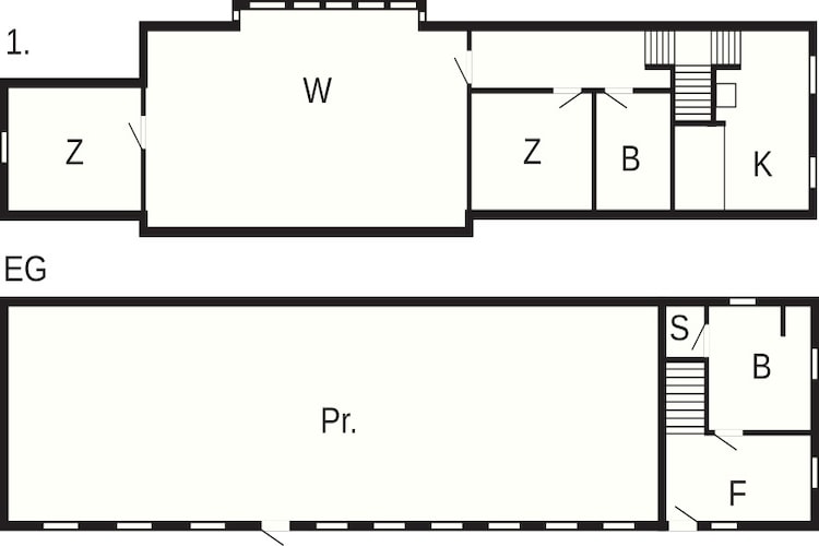 4 Personen Ferienhaus in Snedsted - Grundriss