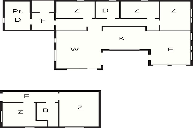 4 star holiday home in Kråkvåg - Floor plan