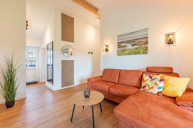 Ferienhaus in Kating - Huus Klee - Wohnzimmer