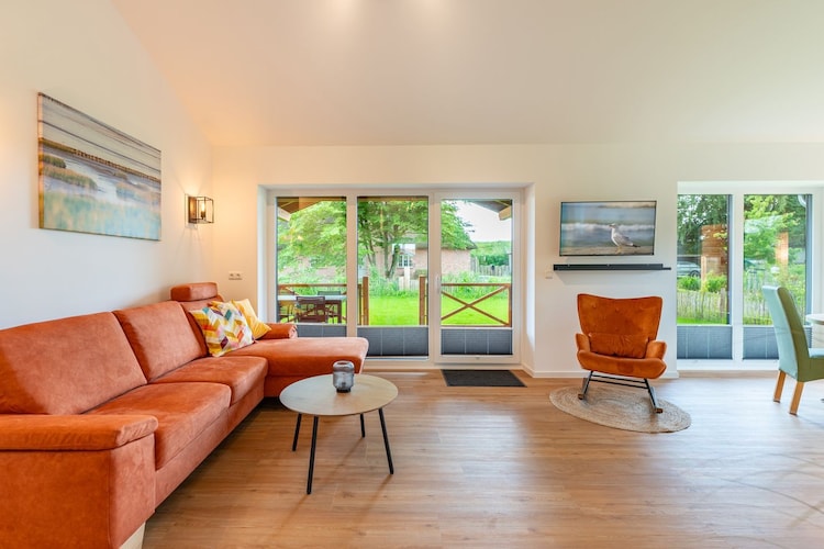Ferienhaus in Kating - Huus Klee - Wohnzimmer
