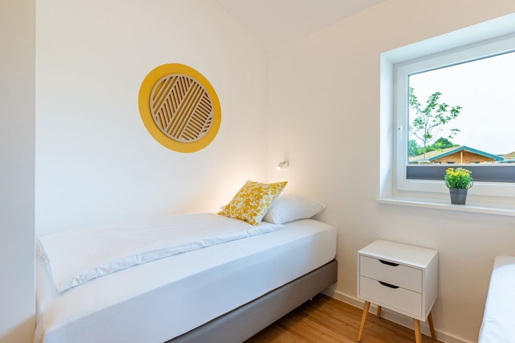 Ferienhaus in Kating - Huus Klee - Schlafzimmer