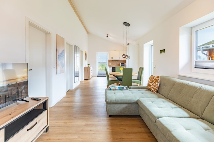Ferienhaus in Kating - Huus Spatz - Wohnzimmer