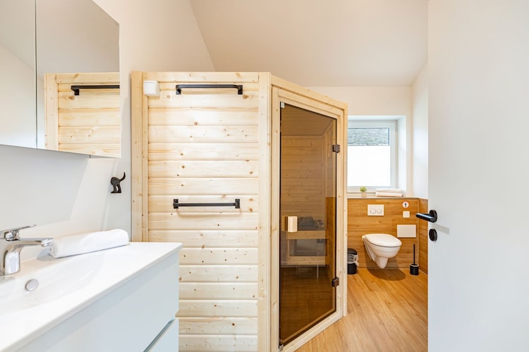 Ferienhaus in Kating - Huus Spatz - Sauna