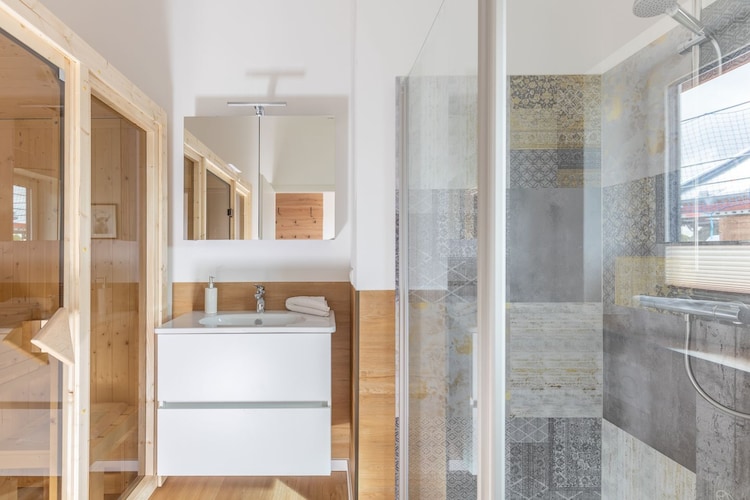 Ferienhaus in Kating - Huus Uul - Badezimmer