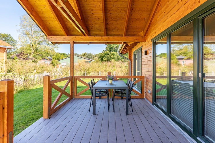 Ferienhaus in Kating - Huus Plüschmors - Terrasse/Balkon