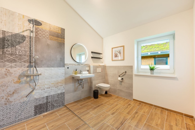 Ferienhaus in Kating - Huus Hunbloom - Badezimmer