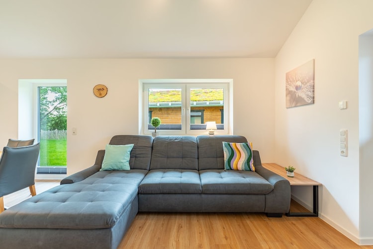 Ferienhaus in Kating - Huus Hunbloom - Wohnzimmer