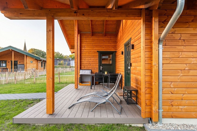 Ferienhaus in Kating - Huus Hunbloom - Terrasse/Balkon