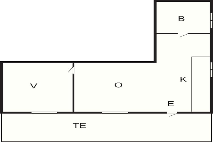 Maison de vacances pour 4 a VARBERG - Plan