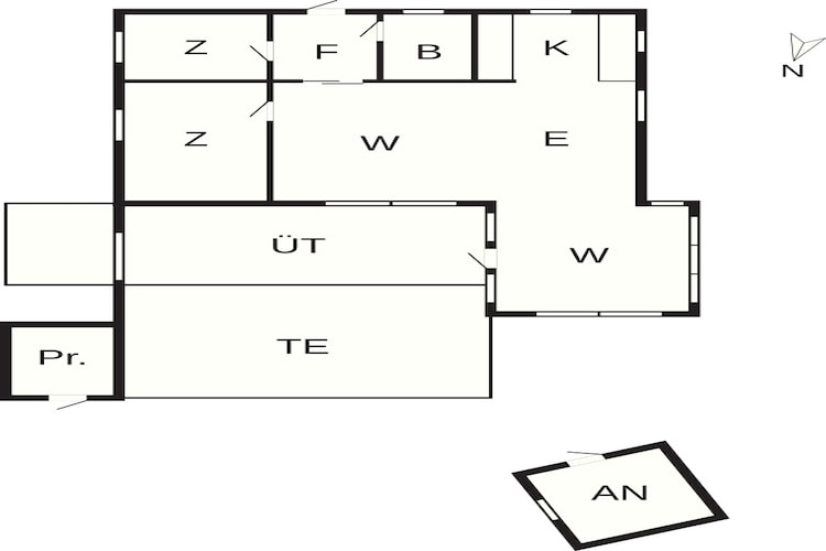 7 Personen vakantie huis in Dannemare - Plattegrond