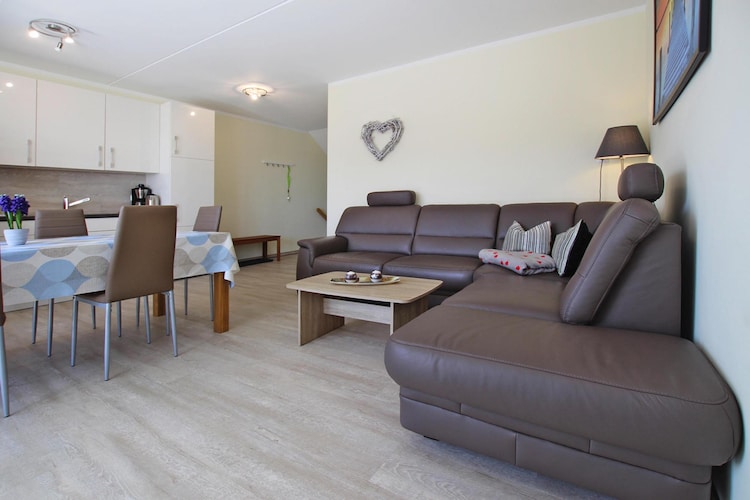 Appartement Hafenflair / Haus 4 / OG-Wohnung 15 - Woonkamer