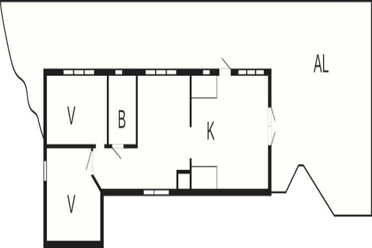 4 star holiday home in HÄLLEVIKSSTRAND - Floor plan